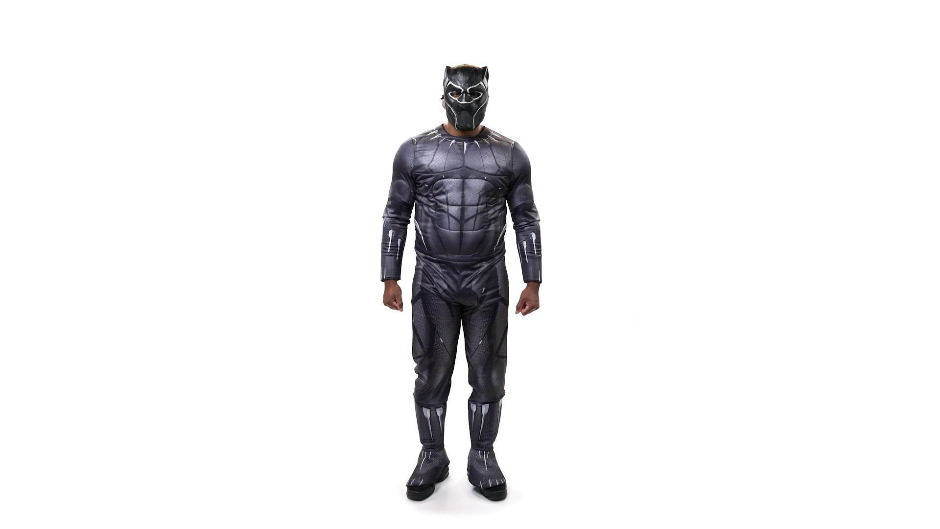 JWC0976 Black Panther Zentai Adult 360 Rotation
